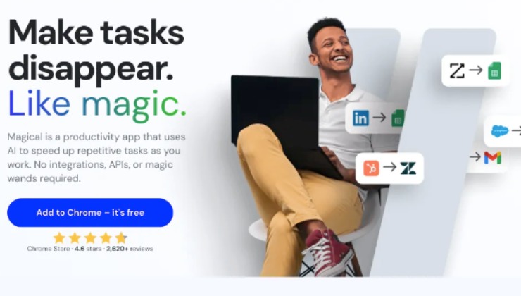 getmagical aiuta a scrivere email e automatizzare compiti ripetitivi