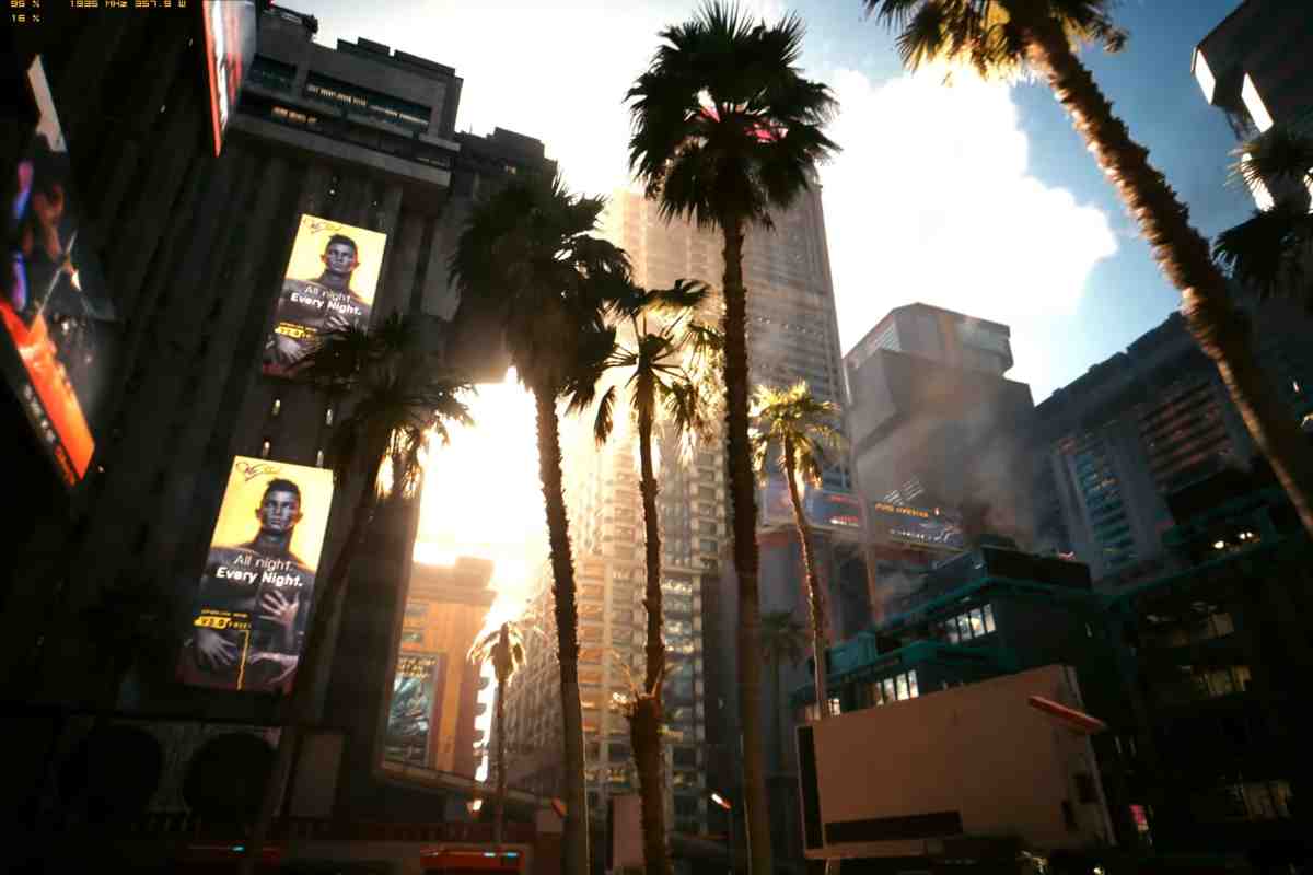 cyberpunk 2077 a 71 frame con una vecchia nvidia