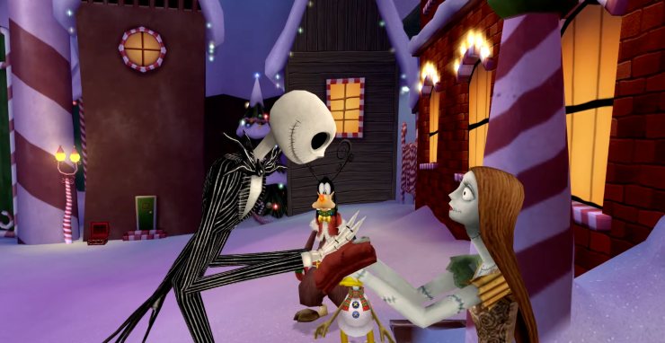 Santa's Shakedown e kingdom hearts sono giochi a tema natalizio