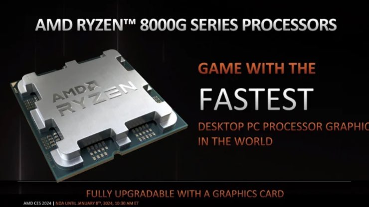 Le nuove APU Ryzen 8000G di AMD hanno benchmark da rivoluzione totale
