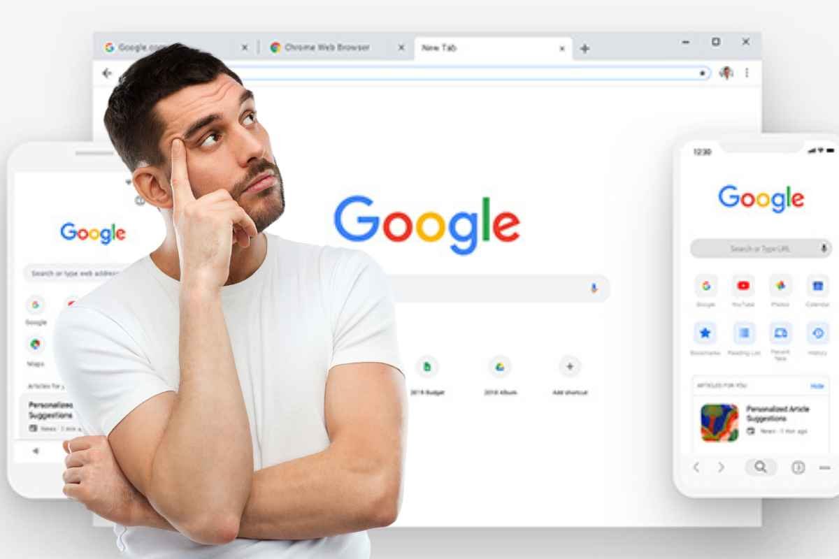 Google Chrome scorciatoia privacy