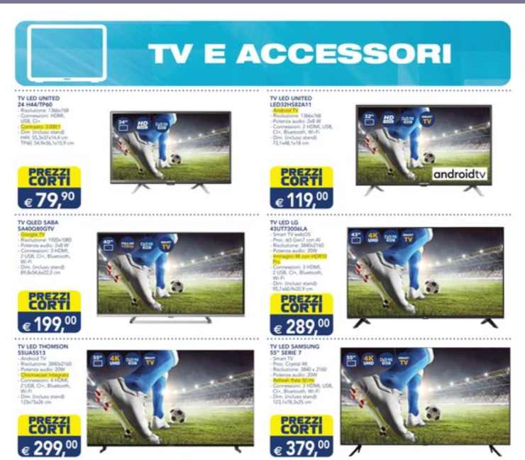 I migliori tv in offerta da Esselunga