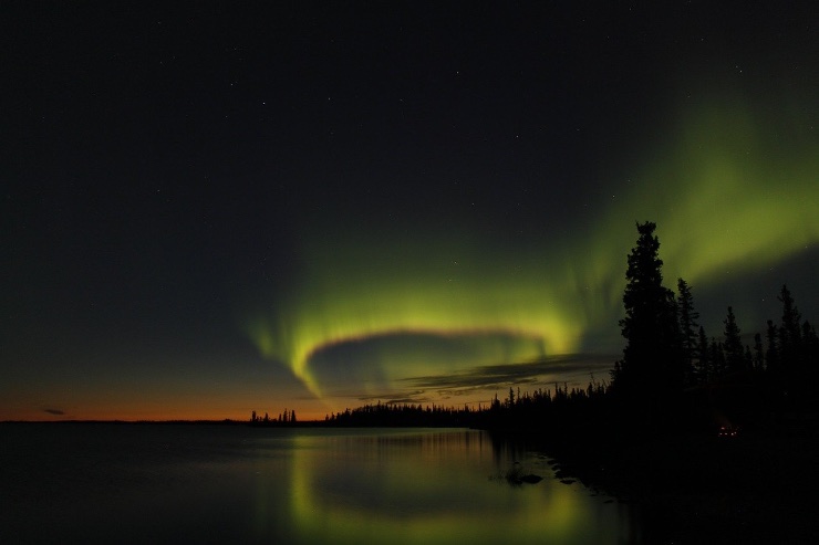 tempesta geomagnetica e aurora boreale