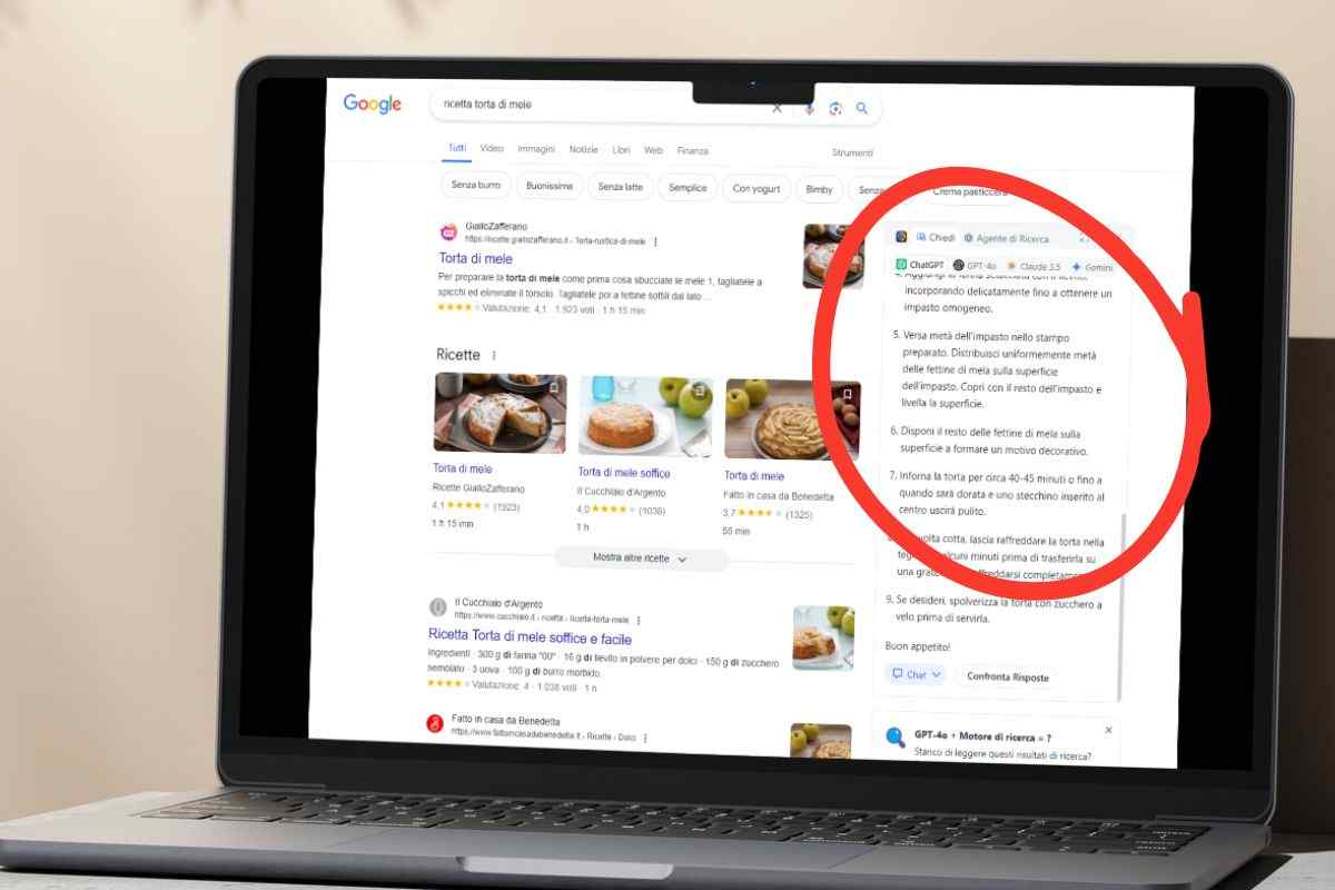 ChatGPT for Google mostra le sue risposte nel browser