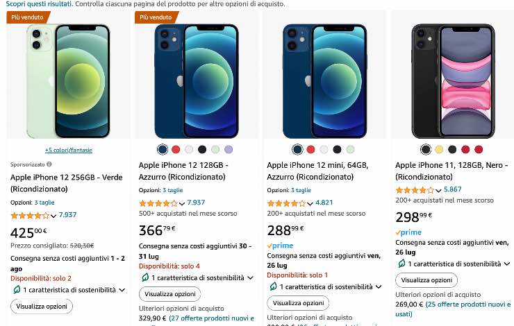 Attenzione smartphone ricondizionati