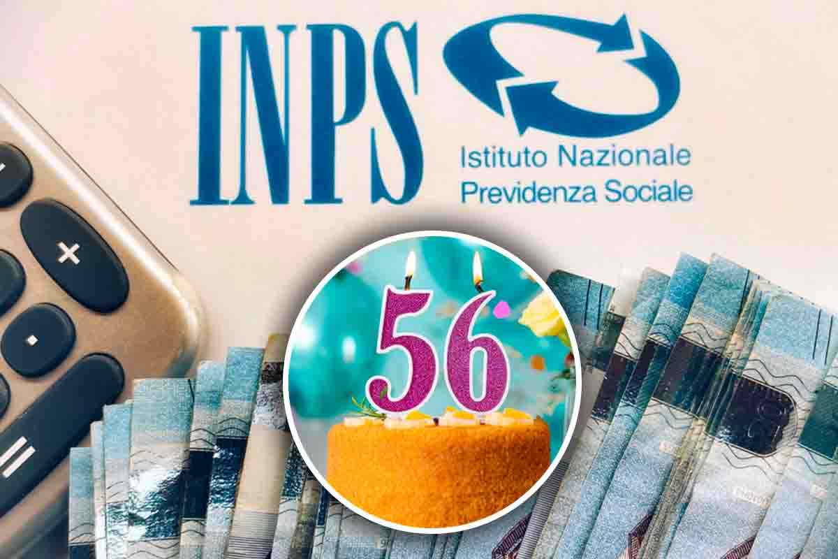 pensione a 56 anni