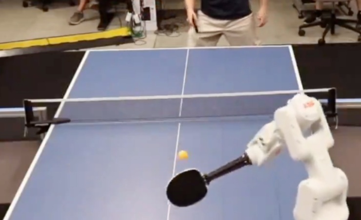 google sviluppa un robot tennista