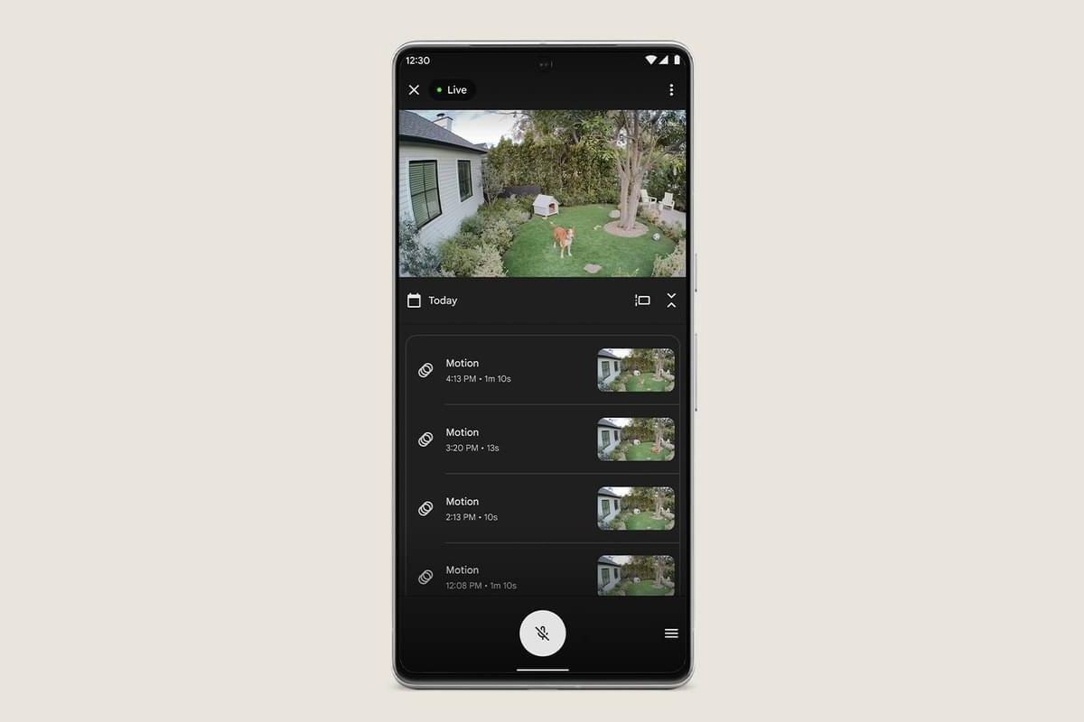 Gestisci la Nest Cam dal tuo smartphone